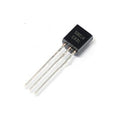 S9014 TRANSISTOR NPN - a small black electronic component with three metal pins and the text "S9014 C331" printed on its flat face.