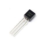 S9014 TRANSISTOR NPN - a small black electronic component with three metal pins and the text "S9014 C331" printed on its flat face.