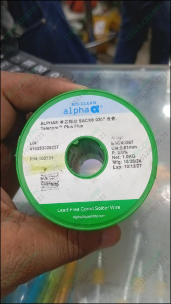 SACX0307 Alpha Lead Free Solder Wire In Pakistan