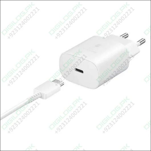 Samsung 25w Type c Fast Charger With To Cable - High Quality