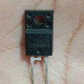 SDB1060PH 60V 10A Power Schottky Rectifier Diode (TO-220F-2L) Used - a black, rectangular electronic component with two metal pins and a mounting hole, held against a person's palm.