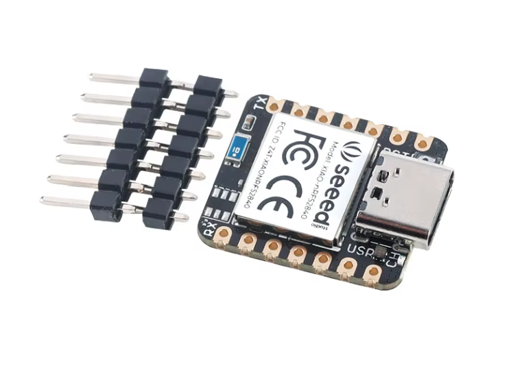Seeeduino XIAO BLE SENSE NRF52840 | Bluetooth-compatible BLE 5.0 | Arduino Development Board - Digilog.pk - with a USB-C port and a separate row of header pins on a white background.