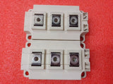 Semikron 300A Infineon FF300R12KT4 IGBT Module, 1200 V | Digilog.pk - two white rectangular power electronic modules with three metal terminals and two small side pins.