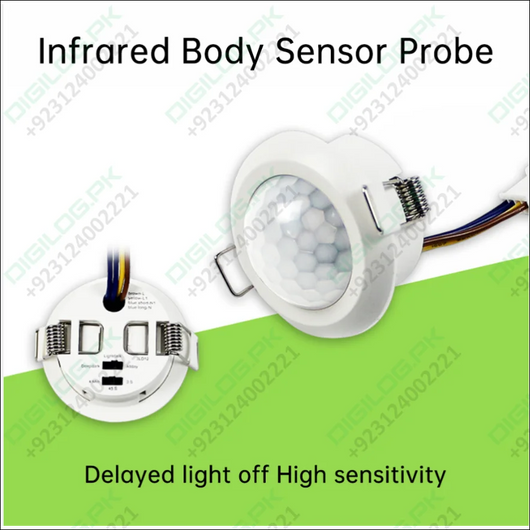 Infrared PIR Probe LED Body Motion Sensor 