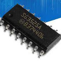 SG 3525 SG3525 SMD IC - a black rectangular integrated circuit with sixteen metal pins, featuring the text "SG3525A" and "B374406" printed on its surface.