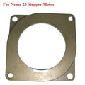 Shock Absorber Stepper Vibration Damper For NEMA23 Stepper Motor - a flat, square, metallic vibration damper with a large circular center cutout.
