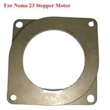Shock Absorber Stepper Vibration Damper For NEMA23 Stepper Motor - a flat, square, metallic vibration damper with a large circular center cutout.