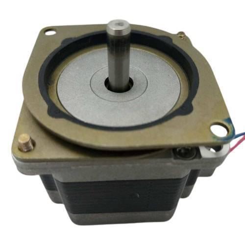 Shock Absorber Stepper Vibration Damper For NEMA23 Stepper Motor - shown as a silver and black metal square component with a central rotating shaft.