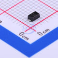 SJD12C40L01 ESD and Surge Protection TVS Diode - a small black surface-mount component with the marking "CR" on a grid background.