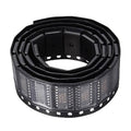 SMD 74HC595 74HC595D SOP16 Patch 8 Bit Serial Shift Register - shown in a black plastic carrier tape reel with individual chips visible through a clear cover.