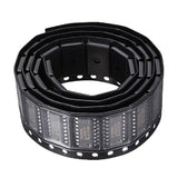 SMD 74HC595 74HC595D SOP16 Patch 8 Bit Serial Shift Register - shown in a black plastic carrier tape reel with individual chips visible through a clear cover.