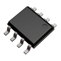 SMD RTC DS1307 IC Real Time Clock - a black, rectangular surface-mount electronic component with four metal pins extending from each of its two long sides.
