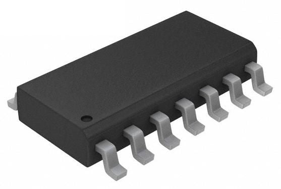 SMD SN74LS32D Quad 2-Input OR Gate IC SOP-14 (74LS32 Logic IC) - a black, rectangular SOP-14 integrated circuit with seven silver-colored metal pins visible on one side.