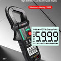 Solar Meter WinAPEX 8204 Digital Clamp Meter AC Ampare DC Ampare Meter Clamp meter - its LCD screen with a 5999 reading, function buttons, and input ports on the bottom.