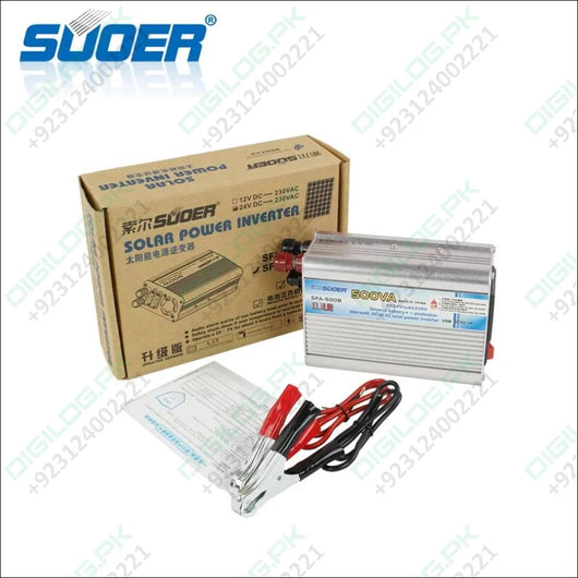 Solar Power Inverter Suoer 500 Watt 24v Original Sfa 500b