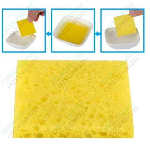 55mmx37mm Soldering Iron Tip Cleaner Sponge In Pakistan