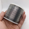 Solder Wire - High Quality 63-37 Professional Solder 400G | digilog.pk - shown as a silver-coloured metal wire coiled neatly around a white plastic spool.