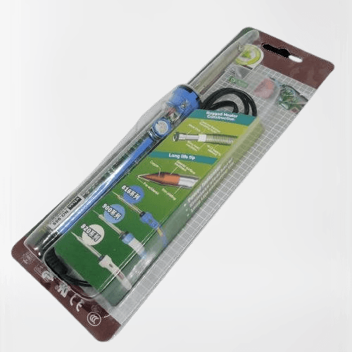 Soldering Iron Rod Vihan 905 60W - its original retail blister packaging, featuring a blue and black handle with a visible heating element and tip.