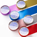 Soldering Iron Tip Cleaning Pastes Soldering Iron Tip Tinner Activators Tip Cleaner Removers Refreshing Repair Tool - six round metal tins in purple, gold, blue, silver, pink, and red, each containing silver cleaning paste.