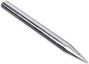 Soldering Iron Tip For 60 Watt Soldering Irons Copper With Corrosion Resistant Coating (sold By The Tip) - a silver-coloured, conical-shaped metal soldering iron tip shown in a close-up view.