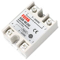 Solid State Relay DC Output Ssr 40DD - a white rectangular module with four screw terminals, clearly showing the label with input and output voltage specifications.