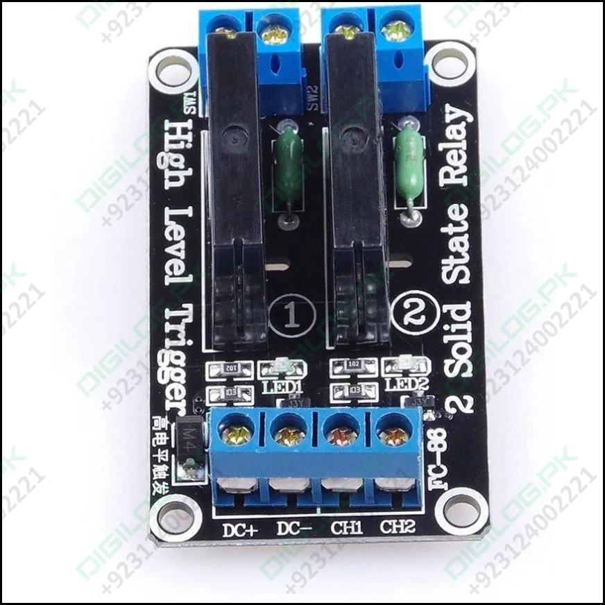 Solid State Relay Ssr Module 2 Channel For Arduino