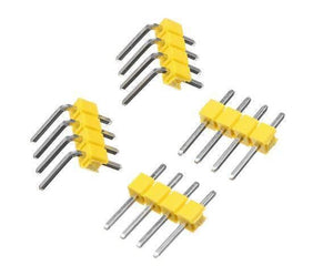 SPO2 MAX30102 Blood Oxygen Concentration Sensor PPG Sensor - four yellow, right-angled four-pin male header connectors.