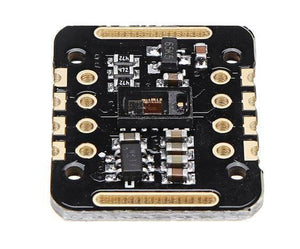 SPO2 MAX30102 Blood Oxygen Concentration Sensor PPG Sensor - a black square circuit board with a central sensor component, gold-plated edge connectors, and pins.