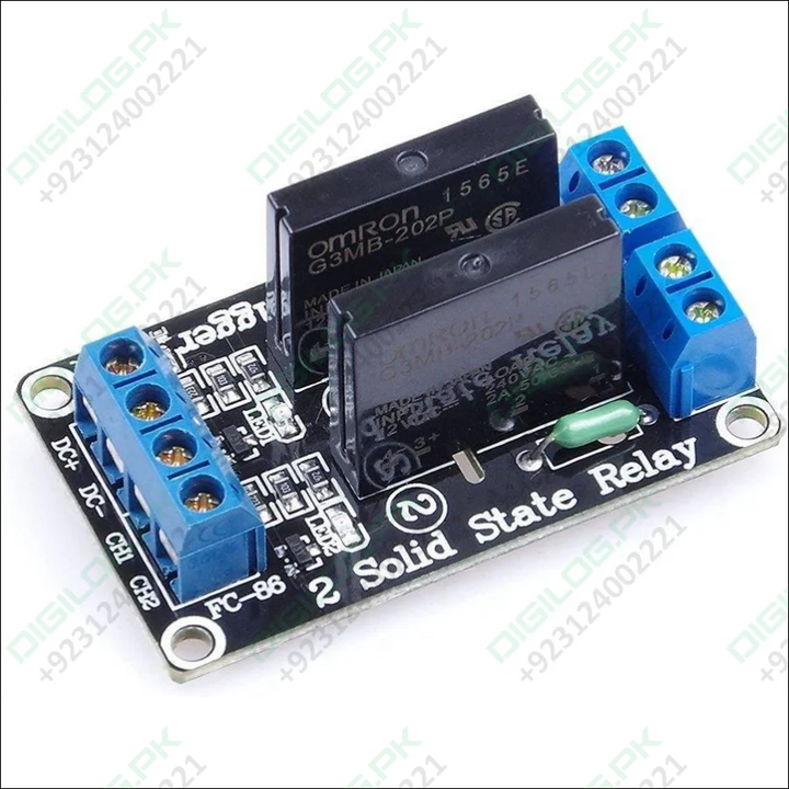 Solid State Relay Ssr Module 2 Channel For Arduino