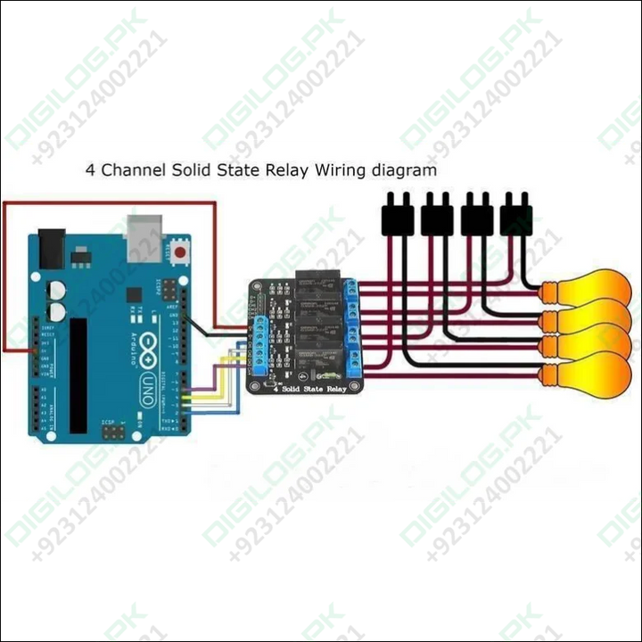 Solid State Relay Ssr Module 4 Channel G3mb - 202p