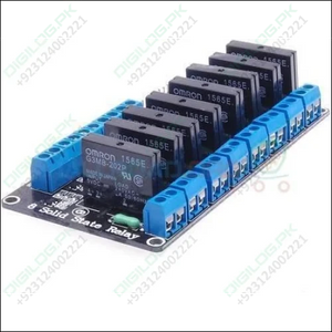 Solid State Relay Ssr Module 8 Channel 5v Omron For Arduino