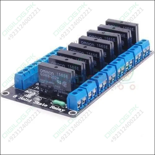 Solid State Relay Ssr Module 8 Channel 5v Omron For Arduino