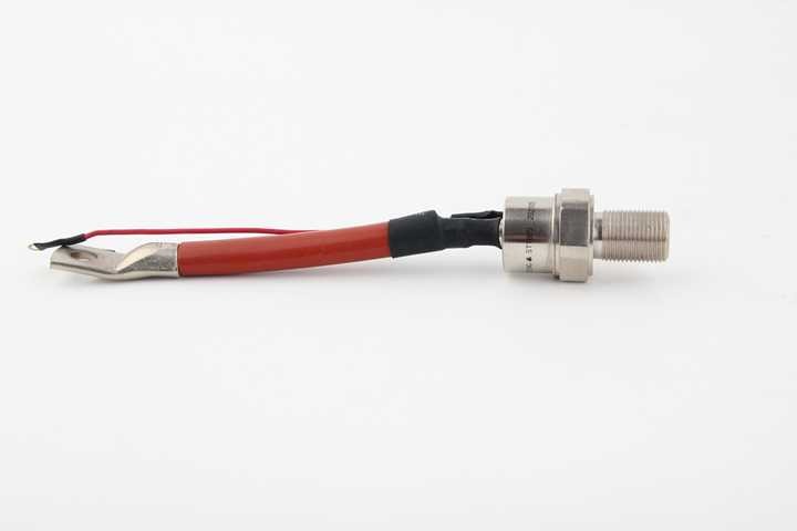 ST180S 1200V SCR Phase Control Thyristors - a silver metal stud base, a thick red insulated cable, and a metal ring terminal connector.