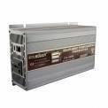 STA-2000A Suoer 2000W 12V 220V Solar Power Inverter - a silver rectangular unit with a front-facing control panel featuring outlets and a power switch.