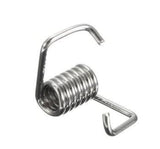 Stainless Steel Timing Belt Locking Tensioner Spring for 3D Printer - shown as a close-up of a silver-colored metal torsion spring with two hooked ends.