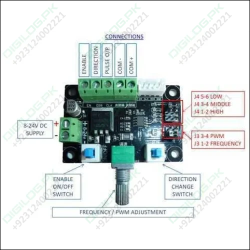 Stepper Motor Driver Signal Generator 8v To 24v In Pakistan