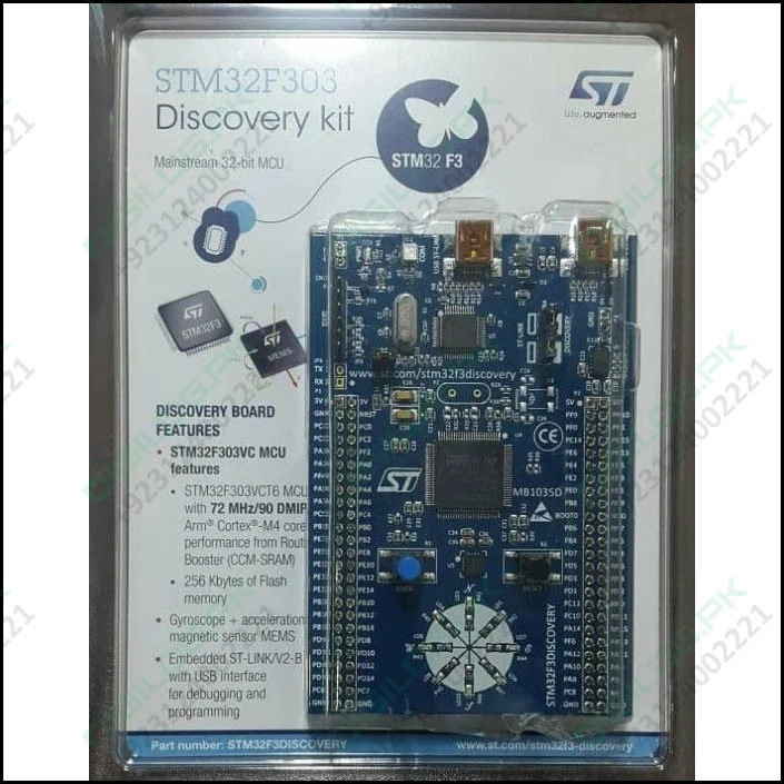 Stm Discovery Kit Stm32f3 Stm32f303vc With Programming Cable