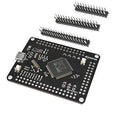 STM32F4 discovery STM32F407VGT6 Arm Cortex-M4 32bit MCU Core Development Board With Micro USB Pin Module - a black rectangular circuit board with a central chip, a micro USB port, two buttons, and three separate pin headers.