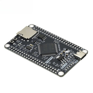 STM32F407VET6 STM32 System Core Board STM32F407 Development Board F407 Single Chip Learning Board - a black rectangular PCB with a central microcontroller, a USB-C port, buttons, and an SD card slot.