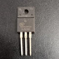 SVS80R430FE3 N-Channel Super Junction Power MOSFET - a black, three-pin electronic component with 80R430FE3 and SL2U3MG printed on its surface.