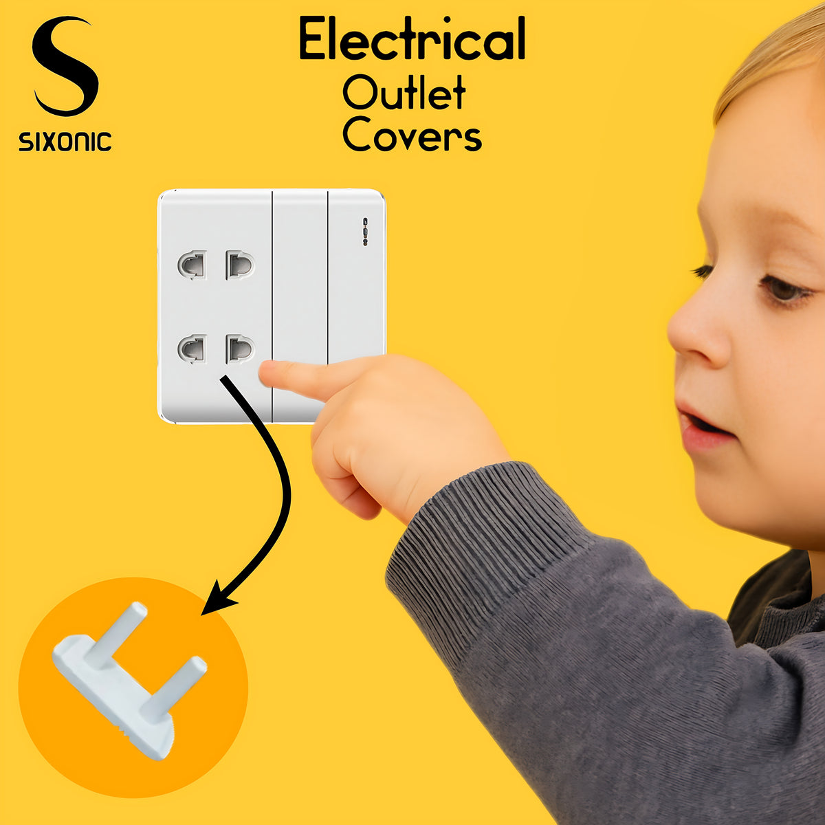 2 Pin Electrical Power Socket cover