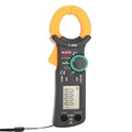 T26B Digital Clamp Multimeter - grey body with yellow jaw, green selector ring and wrist strap