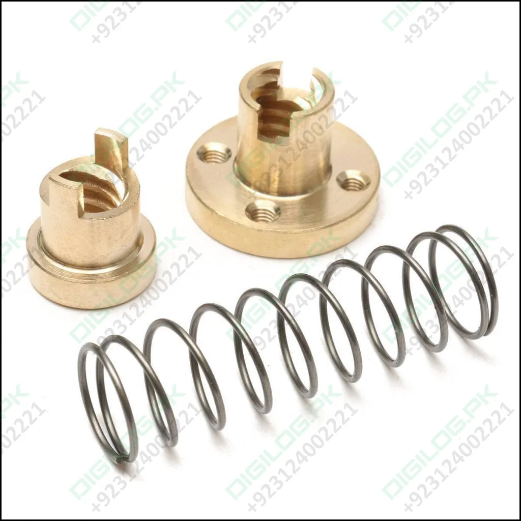 T8 Anti Backlash Spring Loaded Nut For Cnc 8mm Threaded Rod