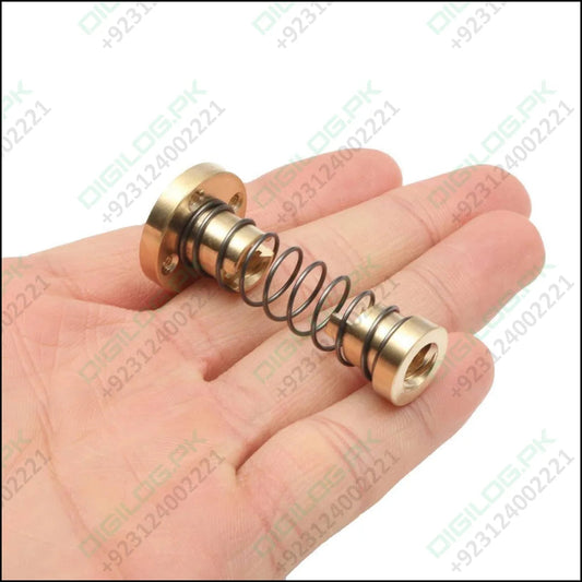 T8 Anti Backlash Spring Loaded Nut For Cnc 8mm Threaded Rod