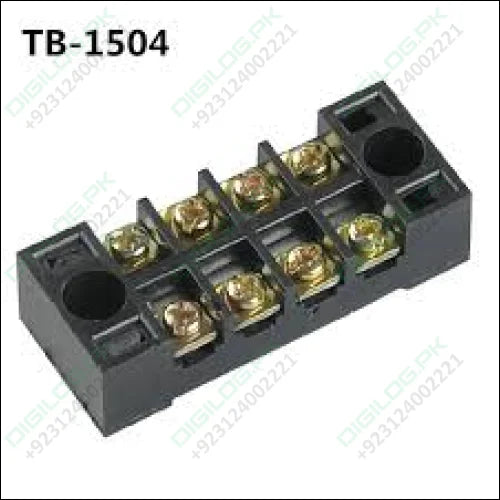 1PCS 600V 15A 4 Positions Barrier Strip Terminal Block Wire connector TB-1504