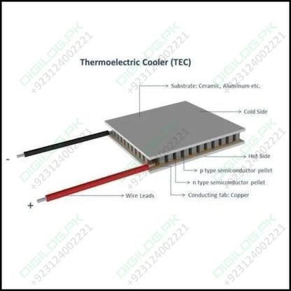 Tec1 12710 Thermoelectric Cooler Peltier Module 12vdc 10a