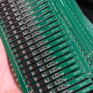 Temperature Sensor Thermistor 1s 3.7V 5A Li-ion BMS Pcm Battery Protection Board Pcm For 18650 Lithium Ion Li Polymer Battery - a green panel of multiple connected circuit boards labeled FDC-5036.