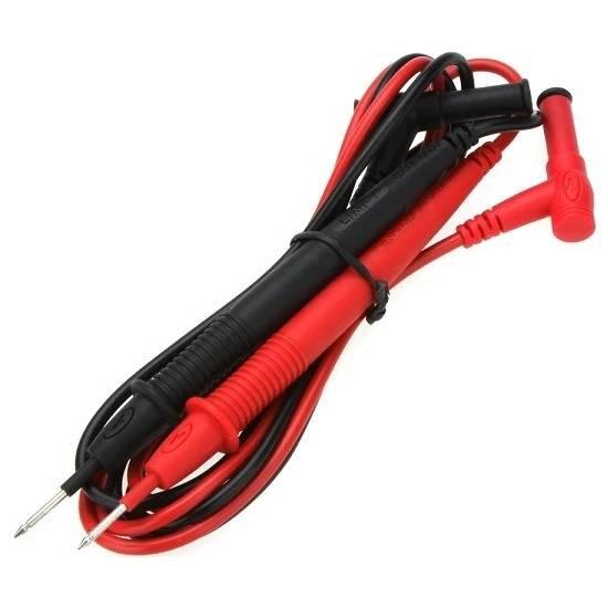 Test Leads Probes Ut L21 - a pair of coiled black and red multimeter probes with right-angle connectors.