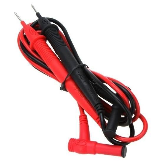Test Leads Probes Ut L21 - a pair of red and black multimeter test leads with pointed metal tips and right-angle connectors, coiled together.