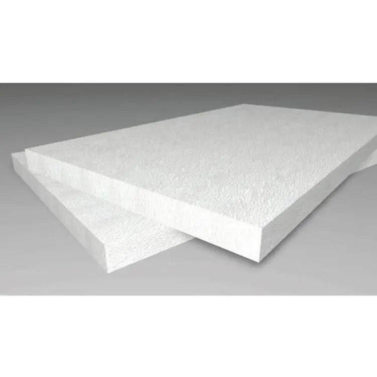 Thermopor / Thermocol sheet 1inch x 39inch x 38inch - two rectangular white foam boards stacked on top of each other against a grey background.